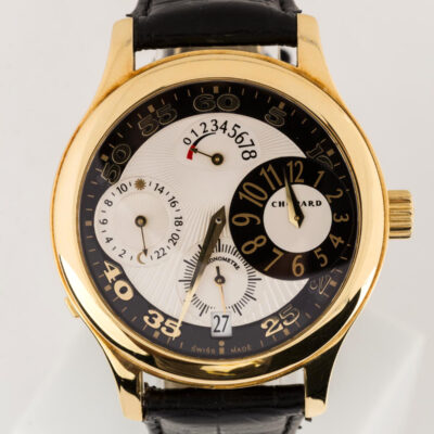 Chopard ın L.U.C.Quadratto Regulateur GMT 18K Gold Limited Edition