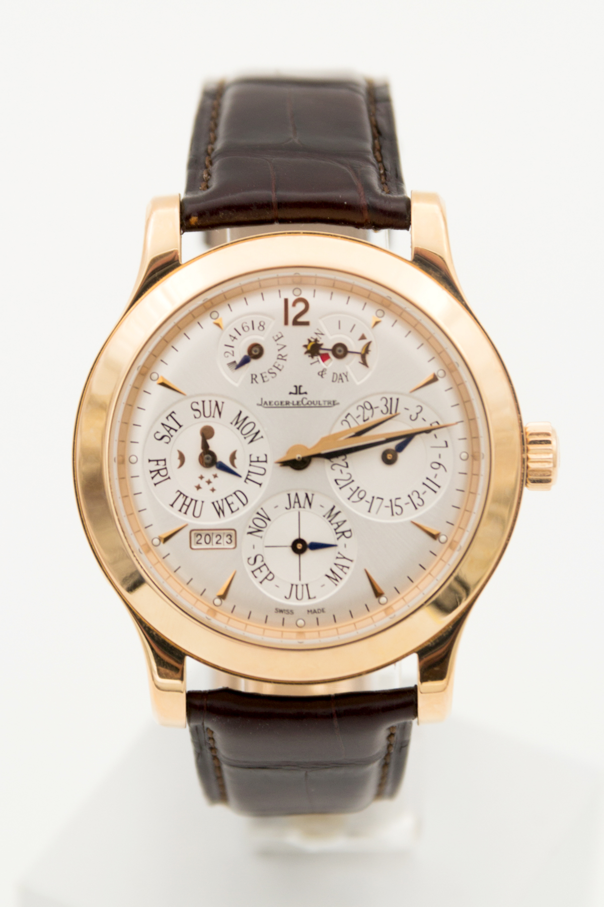 Jaeger LeCoultre Prepetual Master 8 Days Rose Gold